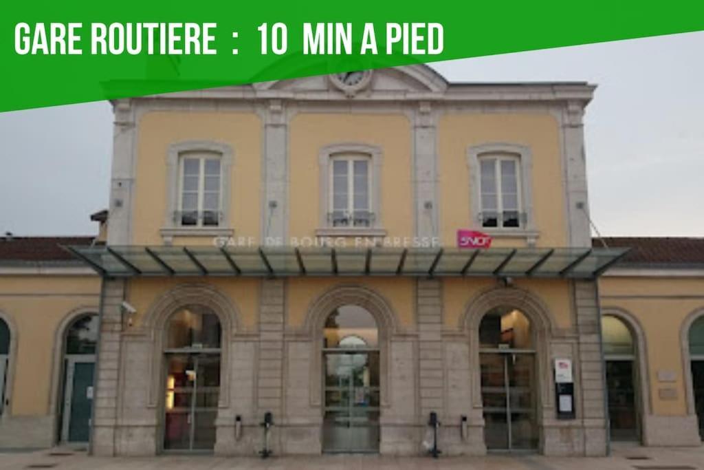 Spacieux - Proche-Gare - Parking Μπουργκ-αν-Μπρες Εξωτερικό φωτογραφία